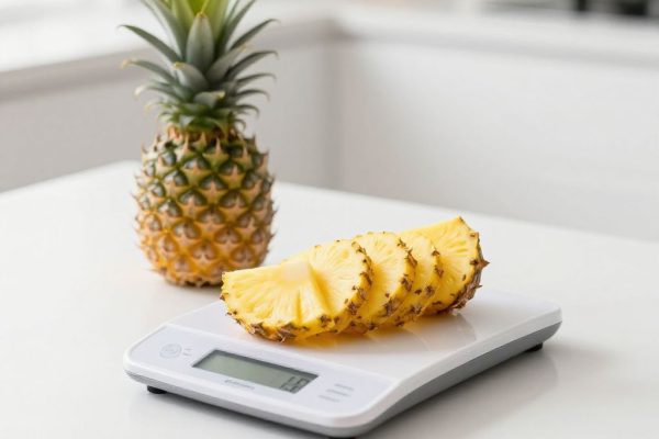 Ile waży ananas? Kcal, plaster w gramach