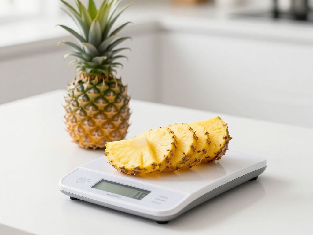 ile wazy ananas — waga w gramach