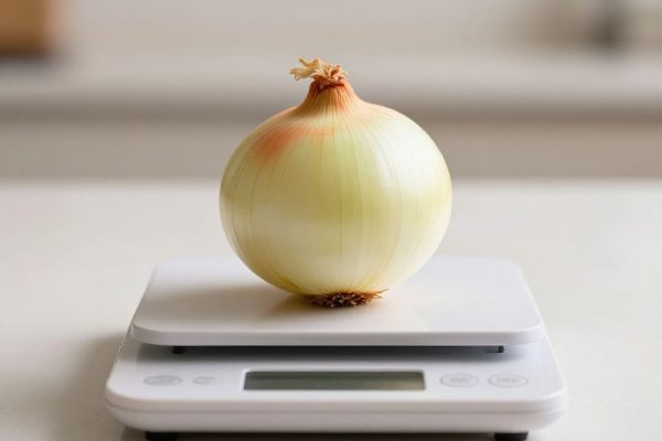 Ile waży cebula? Kcal, kg w gramach