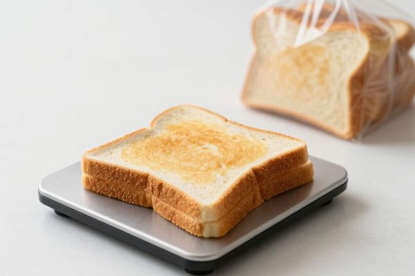 Ile waży chleb tostowy? Kcal, kromka, opakowanie w gramach