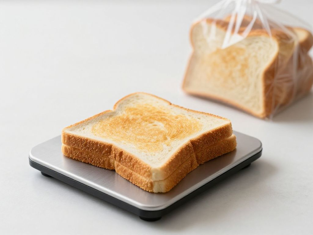 Ile waży chleb tostowy? Kcal, kromka, opakowanie w gramach